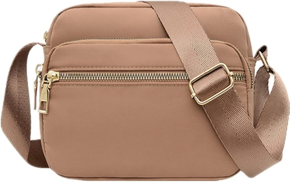 Nylon Crossbody Bags for Women Purses and Handbags Women's Casual Messenger Bags Waterproof Black... | Amazon (US)