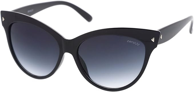 zeroUV - Oversize Vintage Mod Womens Fashion Cat Eye Sunglasses 59mm | Amazon (US)