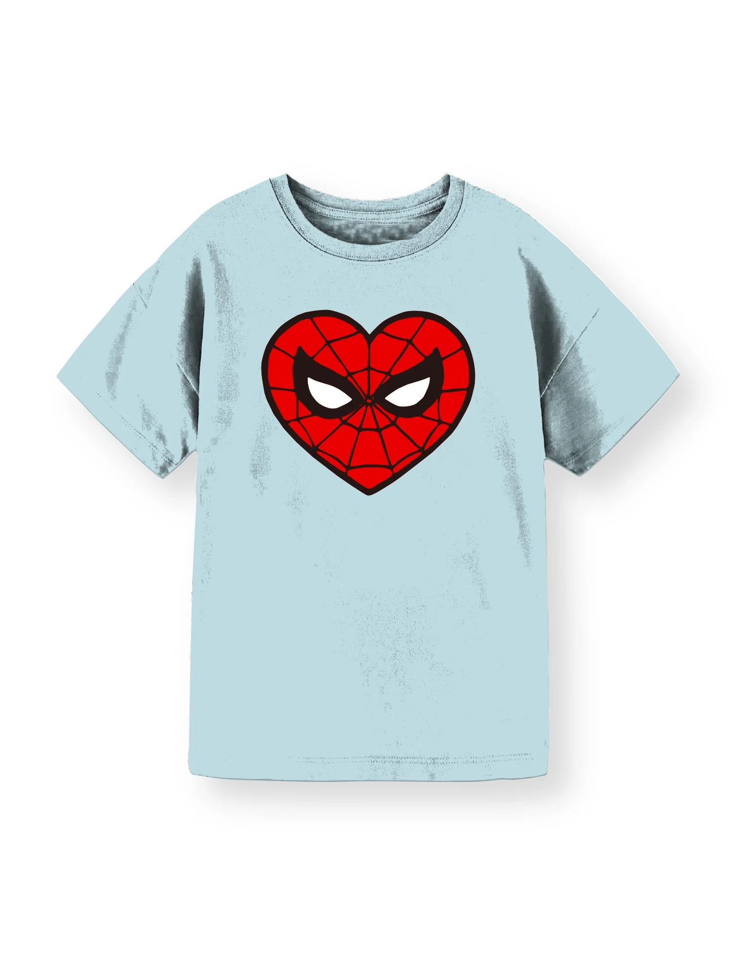 Spider-Man Girls Heart Eyes Graphic Tee with Short Sleeves, Sizes 4-16 - Walmart.com | Walmart (US)