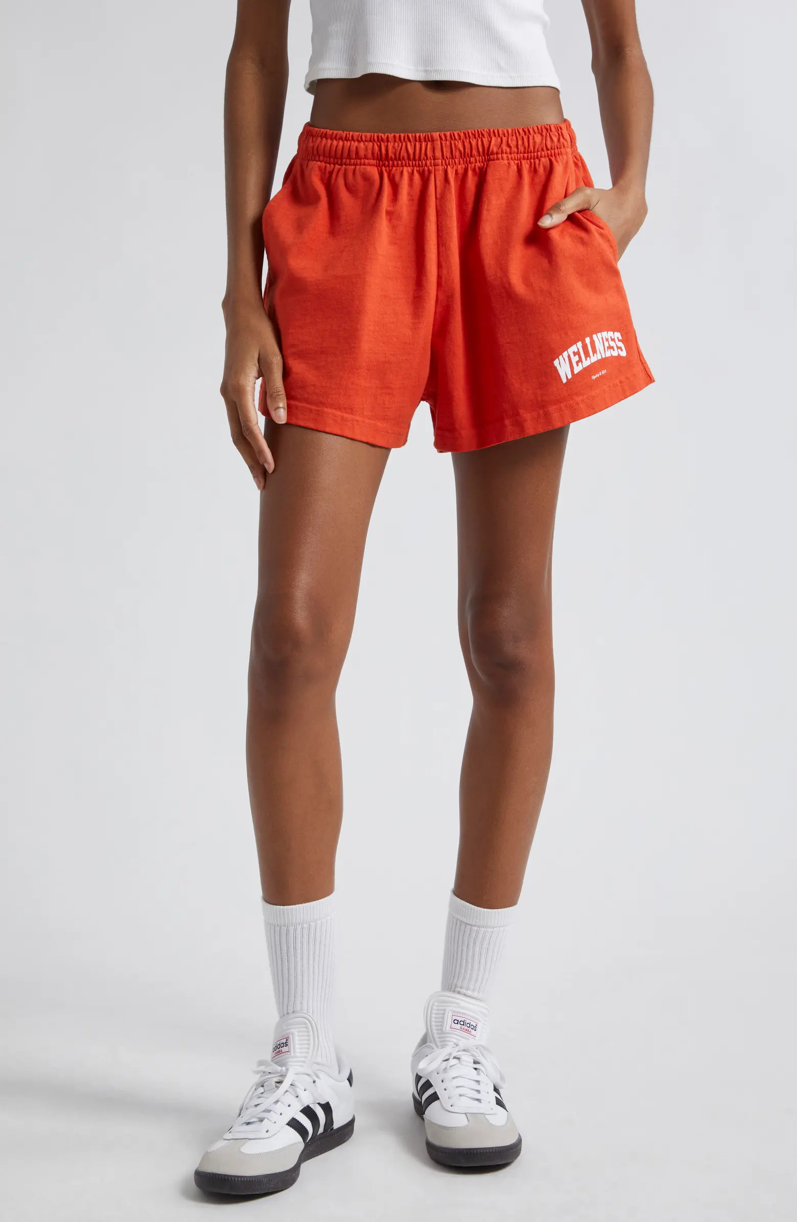 Wellness Ivy Disco Cotton Shorts | Nordstrom