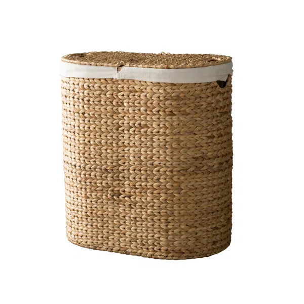 Oval Double Wicker Laundry Hamper | Wayfair North America