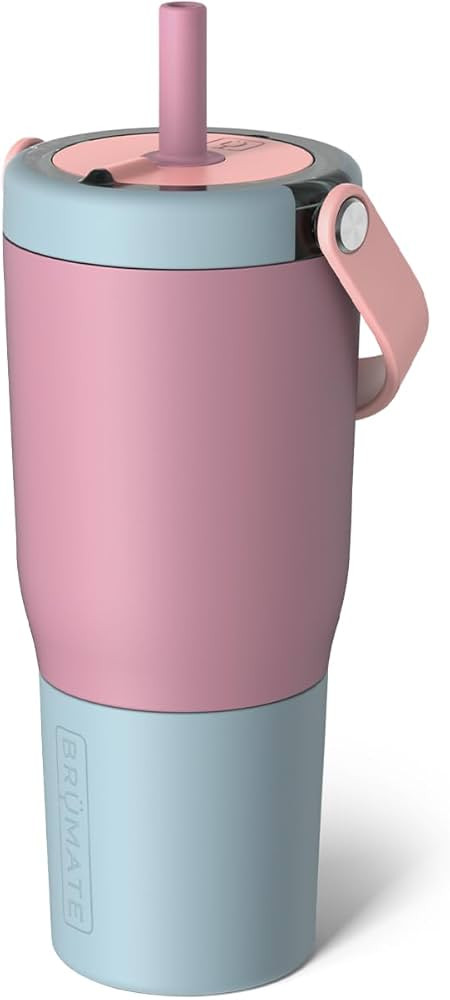 BrüMate Resa 25oz 100% Leakproof Travel Tumbler with Handle & Straw | Flexible Soft Sip Straw | ... | Amazon (US)
