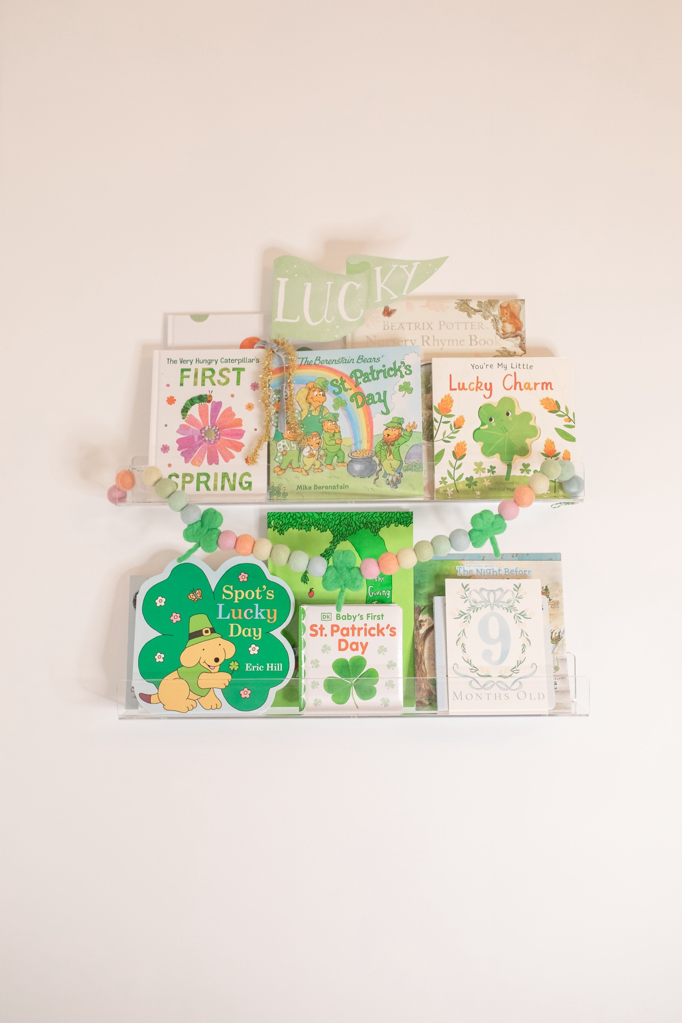 St patricks day decor
Bookshelf styling
Nursery bookshelf
Bookshelf organization
Small business
St patrick’s day book
Baby books
Baby registry must have


#LTKfindsunder100 #LTKfindsunder50 #LTKbaby