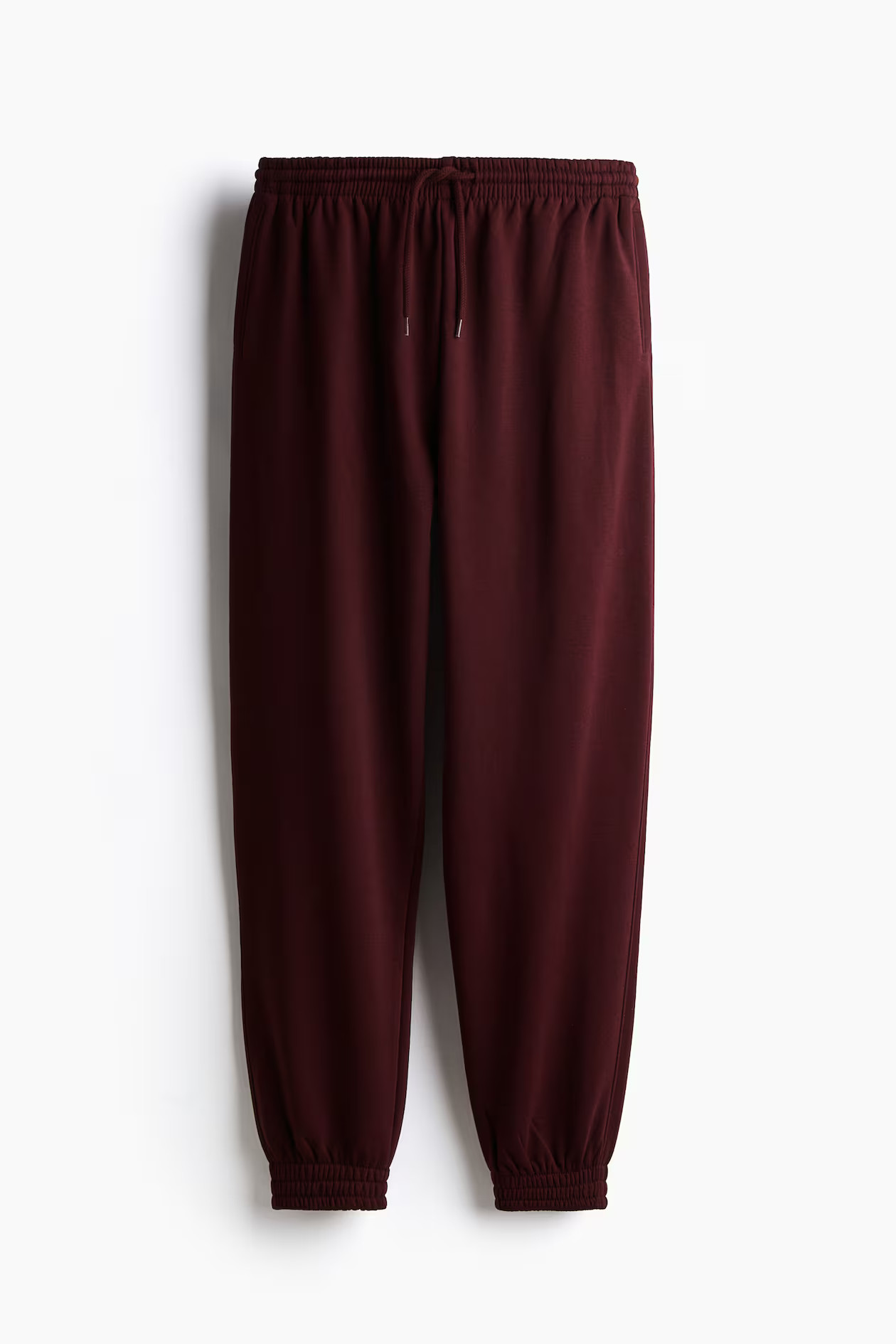 Joggers de talle alto - Rojo oscuro - MUJER | H&M ES | H&M (FR, IT, ES, PT, BE)