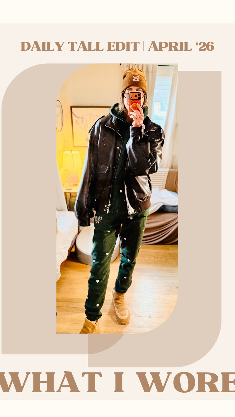 Tall girl weekend plans vs reality:
I think I’m going to be styled…
I end up in sweats.
But this one actually worked.
Oversized, comfortable, still looked put together—and somehow got compliments at a flea market in 40° weather in NEPA.
Leather jacket did all the heavy lifting here.
Shoutout to tall girl brand Modaccio
Comment “shop” and I’ll send you the links.


#LTKMidsize #LTKTall #LTKPlusSize
