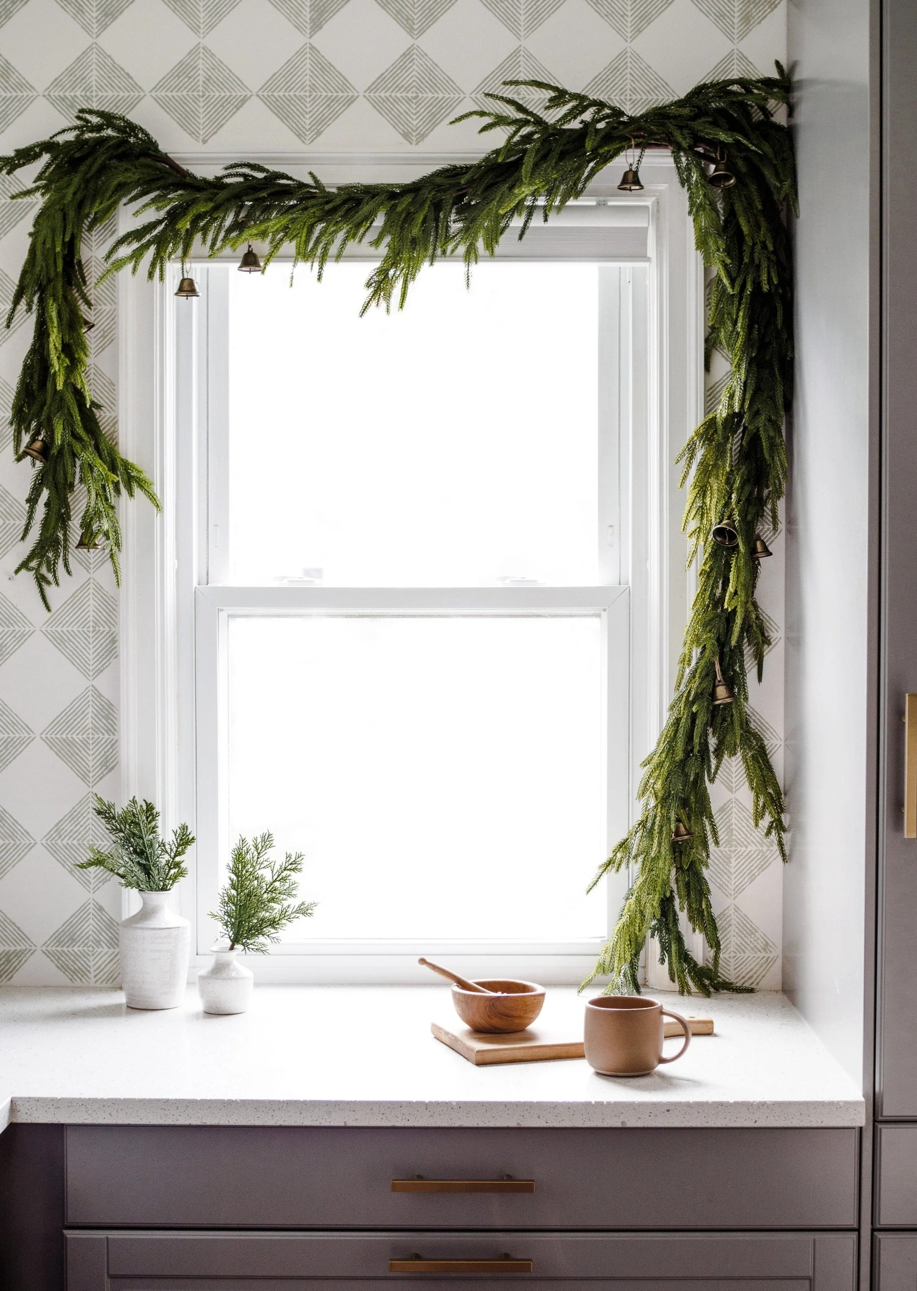 Real Touch Faux Norfolk Pine Garland | Afloral | Afloral