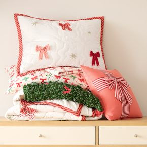 Holiday Bows & Pretty Pines Bedding Collection | West Elm (US)