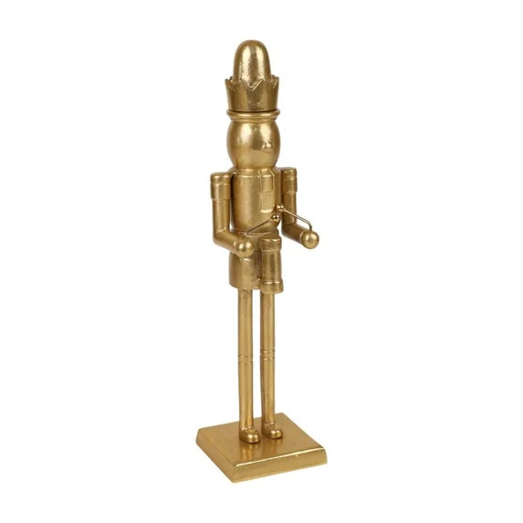 Decorative Christmas Drummer Nutcracker, Gold, 14.3", by Holiday Time - Walmart.com | Walmart (US)