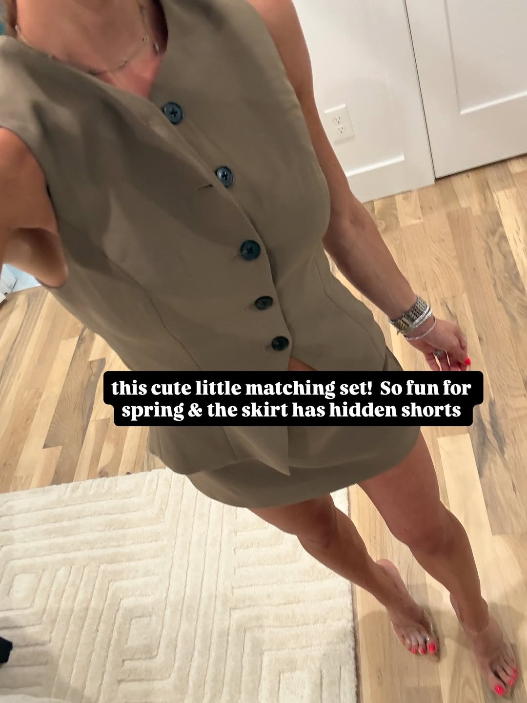 Matching set size 2XS spring outfit 

#LTKPetite #LTKSaleAlert
