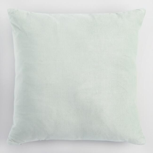 Jadeite Velvet Throw Pillow | World Market