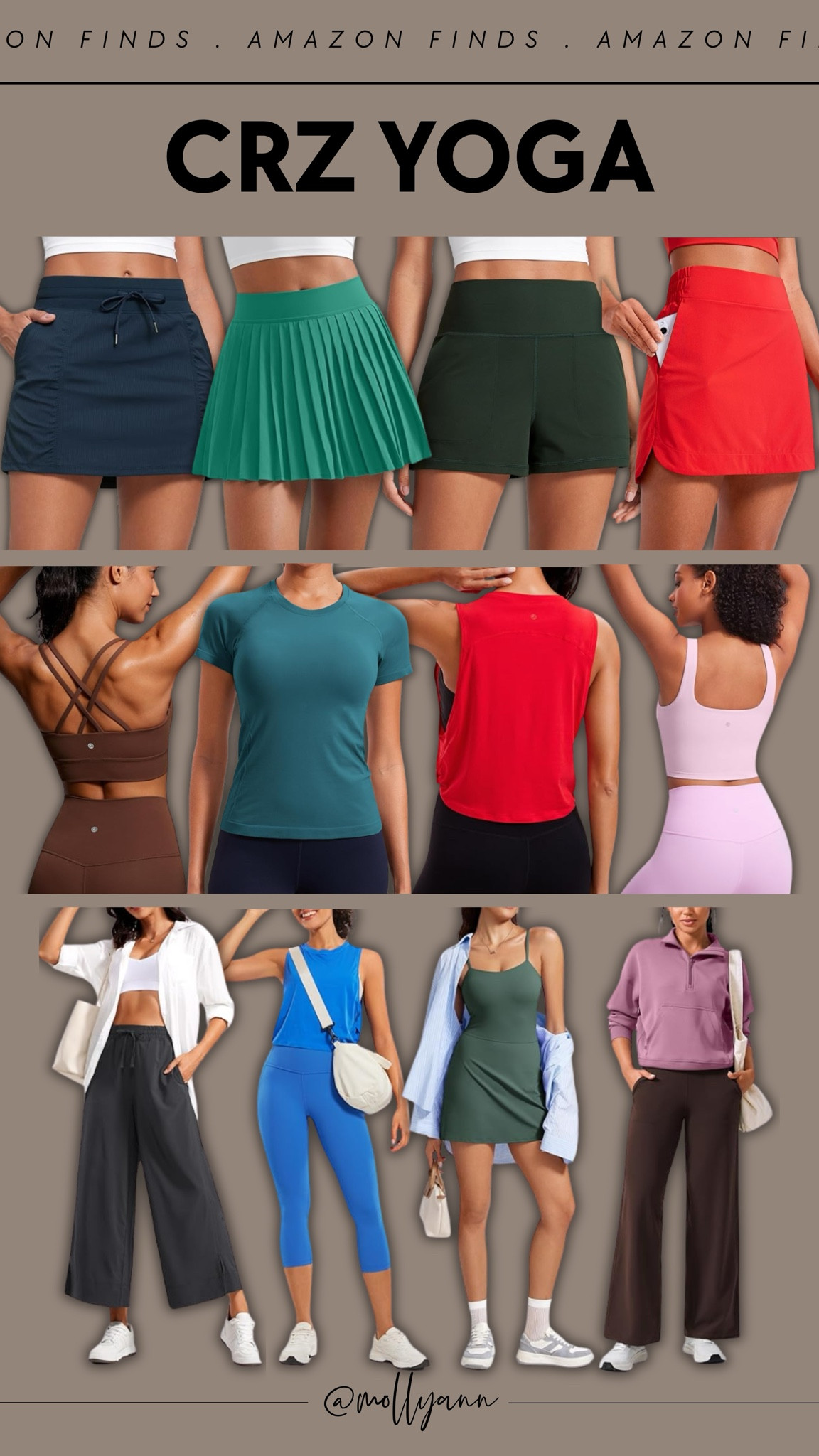 CRZ YOGA  🧘🏽‍♀️ on Amazon!! The best look for less. 

#LTKActive #LTKFindsUnder50 #LTKStyleTip