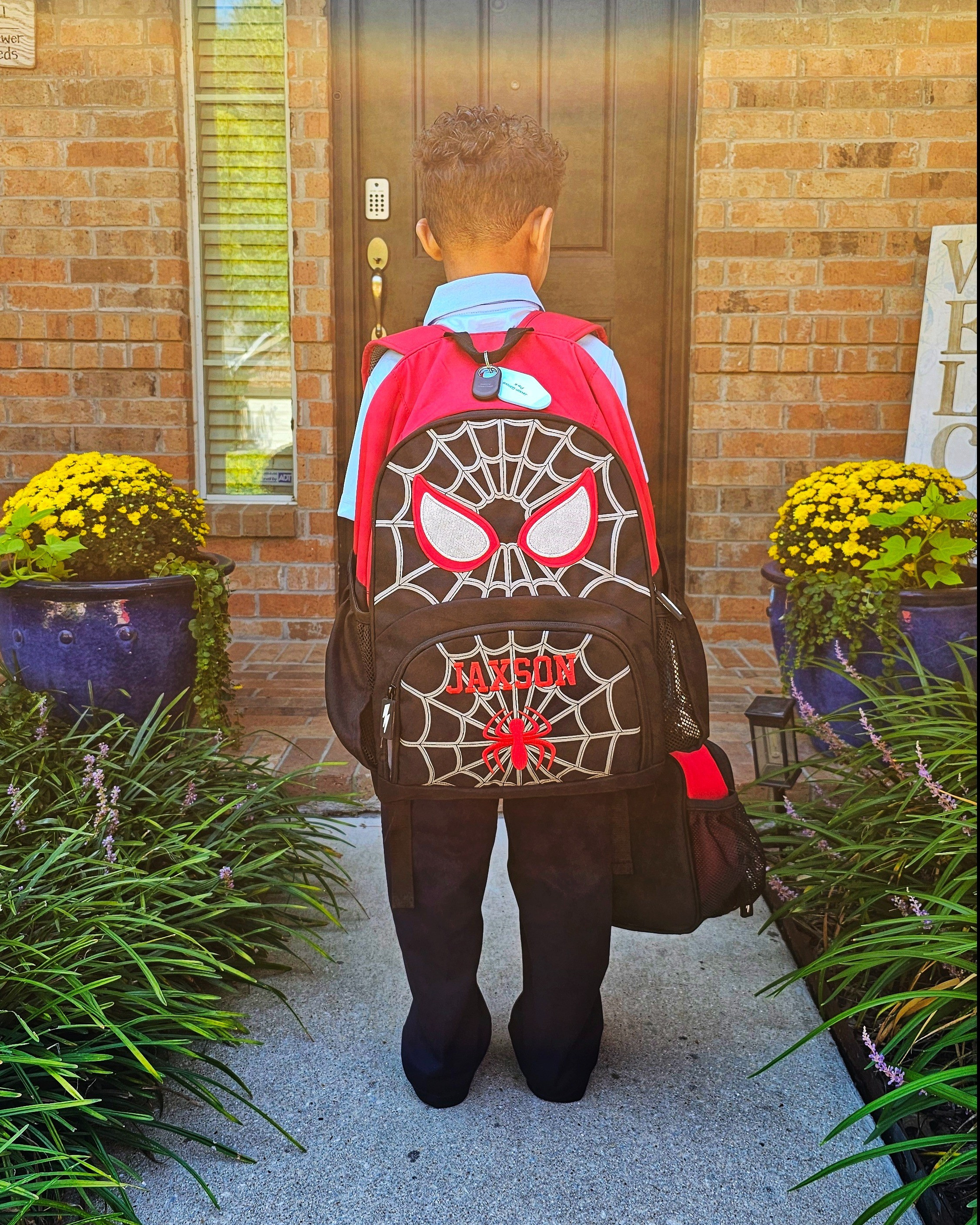 Todays, marks 1 month of school. How are your kids doing? Spiderman Jaxson is enjoying PreK!**#potterybarn #prek #dfwkids #mixedkids #Spiderman #backpack #backtoschool 

#LTKFindsUnder100 #LTKKids #LTKSaleAlert
