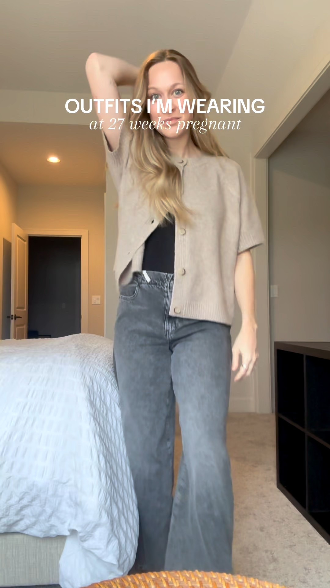 Maternity outfits at 27 weeks! For all the pants, I sized up one from my pre-pregnancy size!

#LTKWorkwear #LTKBump