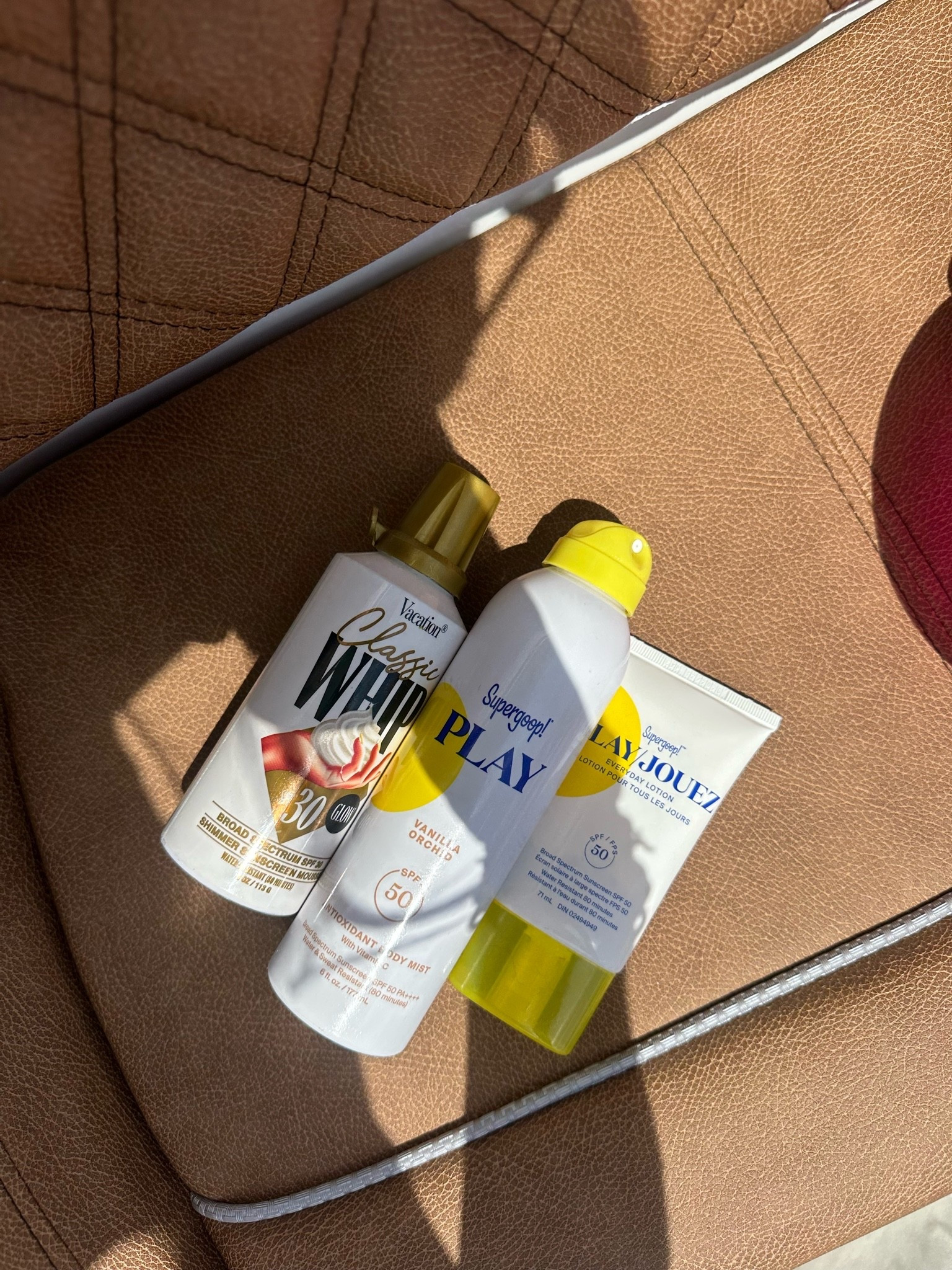 My sunscreen lineup for the weekend is Vacation Shimmering Whipped this is my base layer and of course gives the glow then I touch up using my supergoop favorites this spray is amazing and doesn’t irritate my skin. @Supergoop! @vacation

#LTKBeauty #LTKSwim #LTKSeasonal