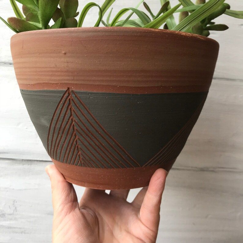 T E R R A C O T T A: Ceramic planter | Etsy (US)