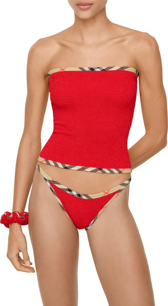 Devyn 2-in-1 Swim Skirt/Tube Top & Matching Scrunchie Set | Nordstrom
