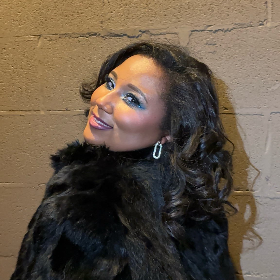 Holiday outfit with a cozy fur coat, beautiful Caitlyn Minimalist earrings and gorgeous Lemonhead La Spacepace.

#LTKBeauty #LTKHoliday