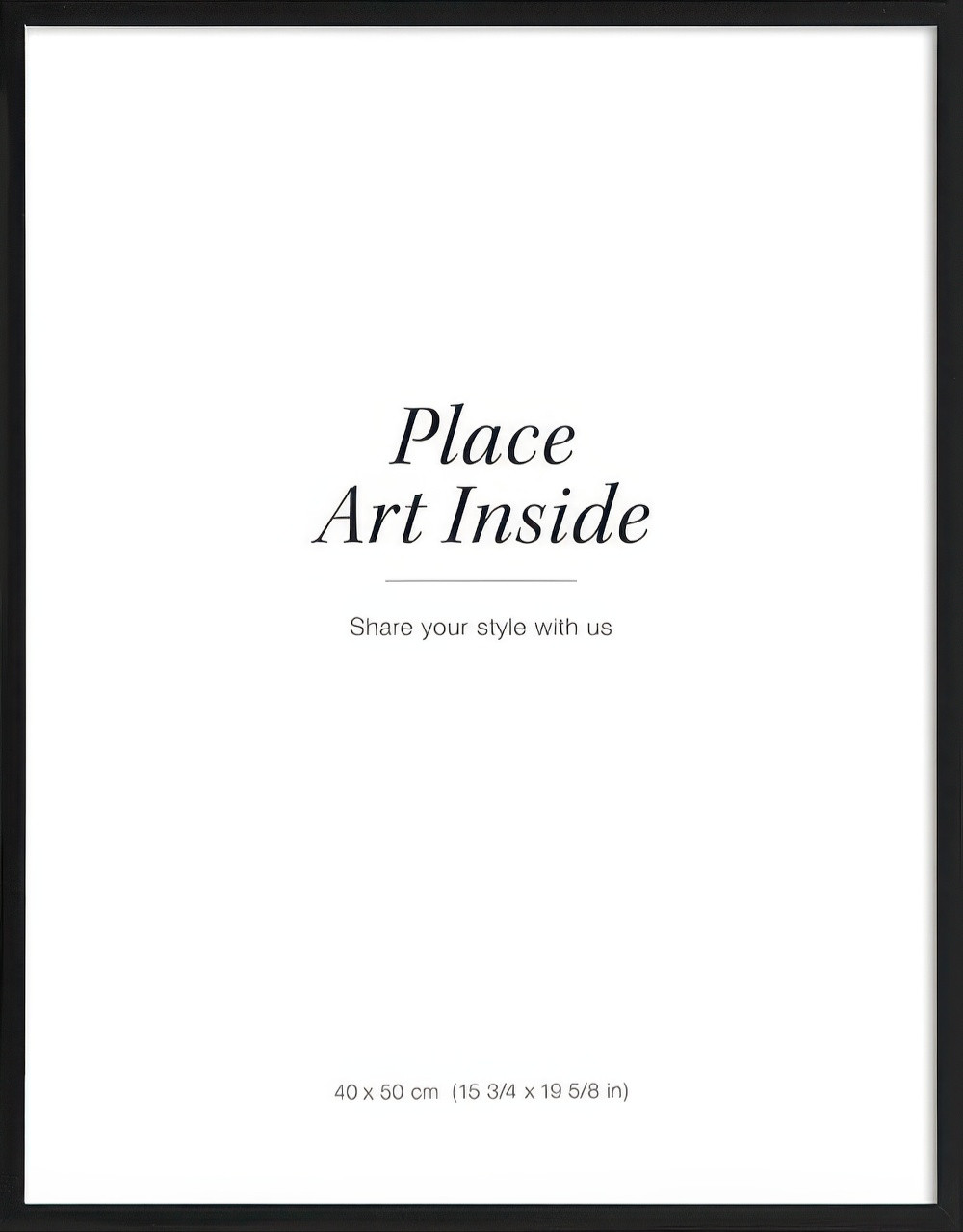 Black picture frame, 16" x 20" in | Desenio