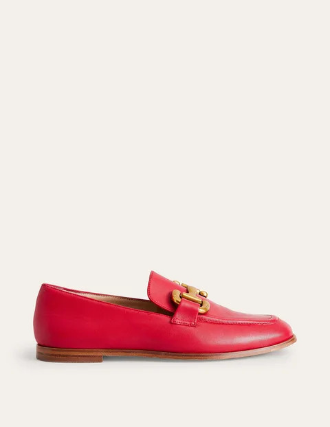 Iris Snaffle Loafers - Pillarbox Red | Boden (UK & IE)