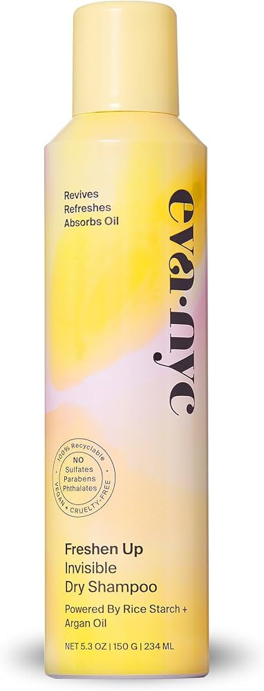 Eva NYC Freshen Up Invisible Dry Shampoo, Cleansing Dry Shampoo for Women of All Hair Types, Non ... | Amazon (US)