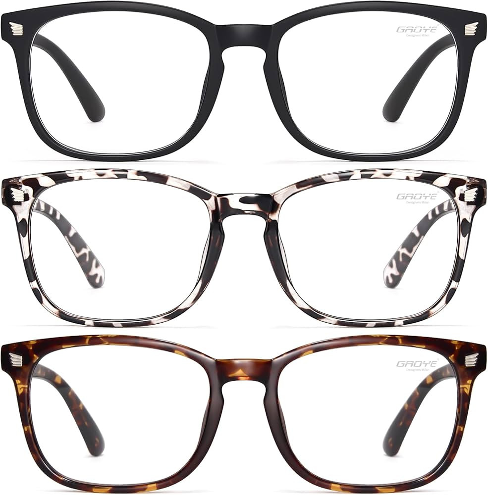Gaoye Stylish Blue Light Glasses for Woman - Computer Glasses 99% Blue Light Blocking - Lightweig... | Amazon (US)
