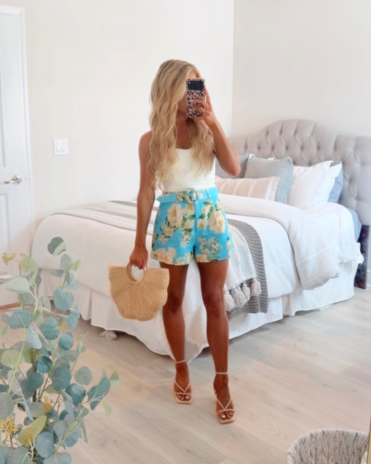 Summer Outfit or Vacation Outfit styled with highwaisted belted floral shorts! 

Belted shorts, summer shorts outfit, vacation shorts outfit, blue shorts, highwaisted shorts, highrise shorts 
@Revolve

#LTKootd #LTKSeasonal #LTKSaleAlert