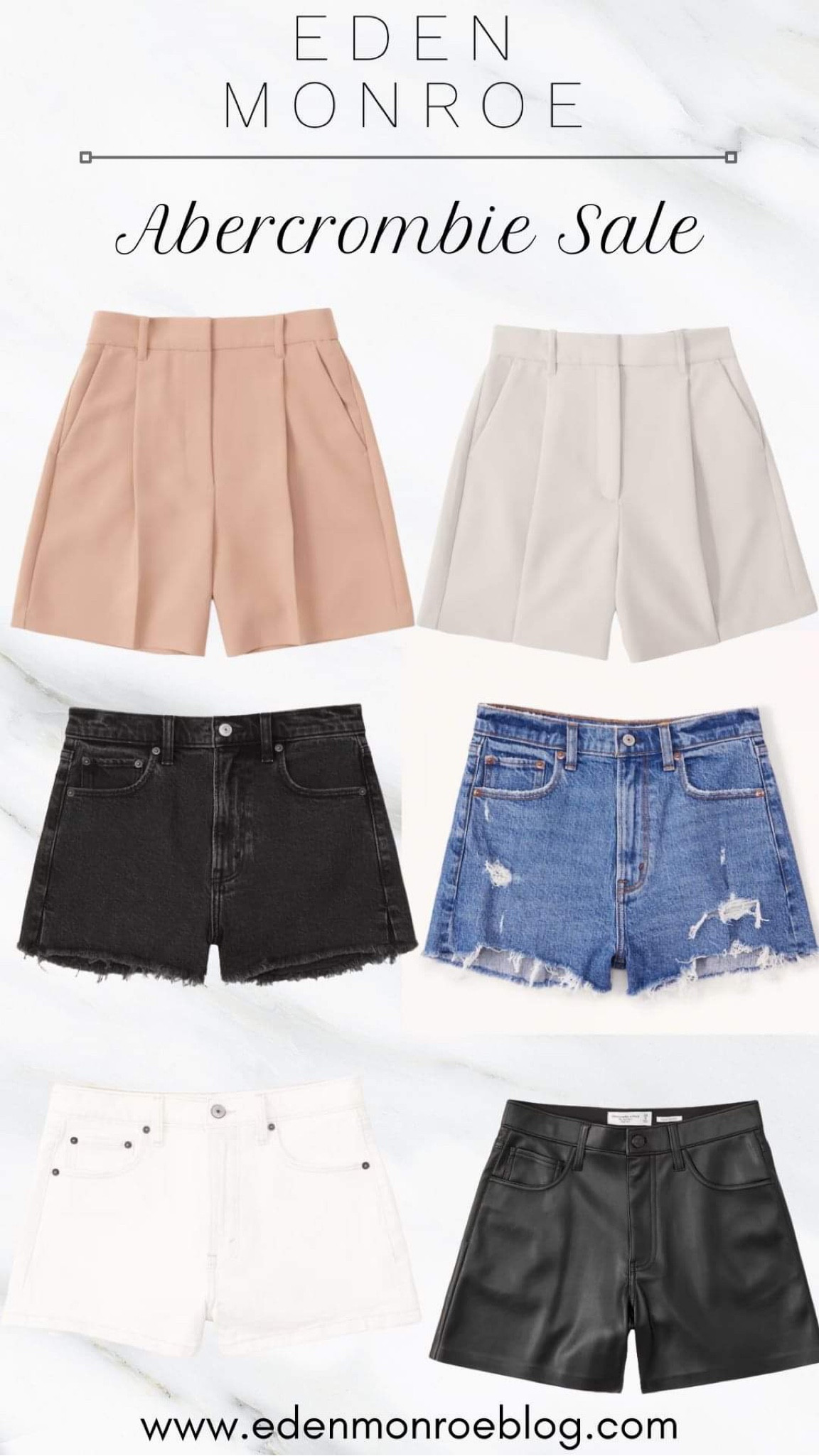 Shorts on sale! Code: AFLTK

Denim shorts, curvy shorts, mom shorts, Tailored short, high rise shorts, tan, brown, multiple colors, black shorts, white shorts, faux leather shorts, plus size, midsize, curvy, summer outfits, spring outfits, vacation outfits

#LTKSale #LTKcurves #LTKsalealert