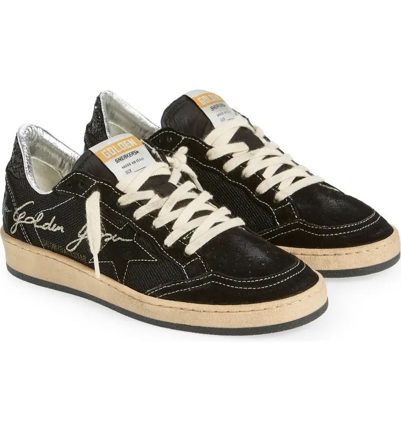 Ball Star D3 Suede & Mesh Low Top Sneaker (Women) | Nordstrom