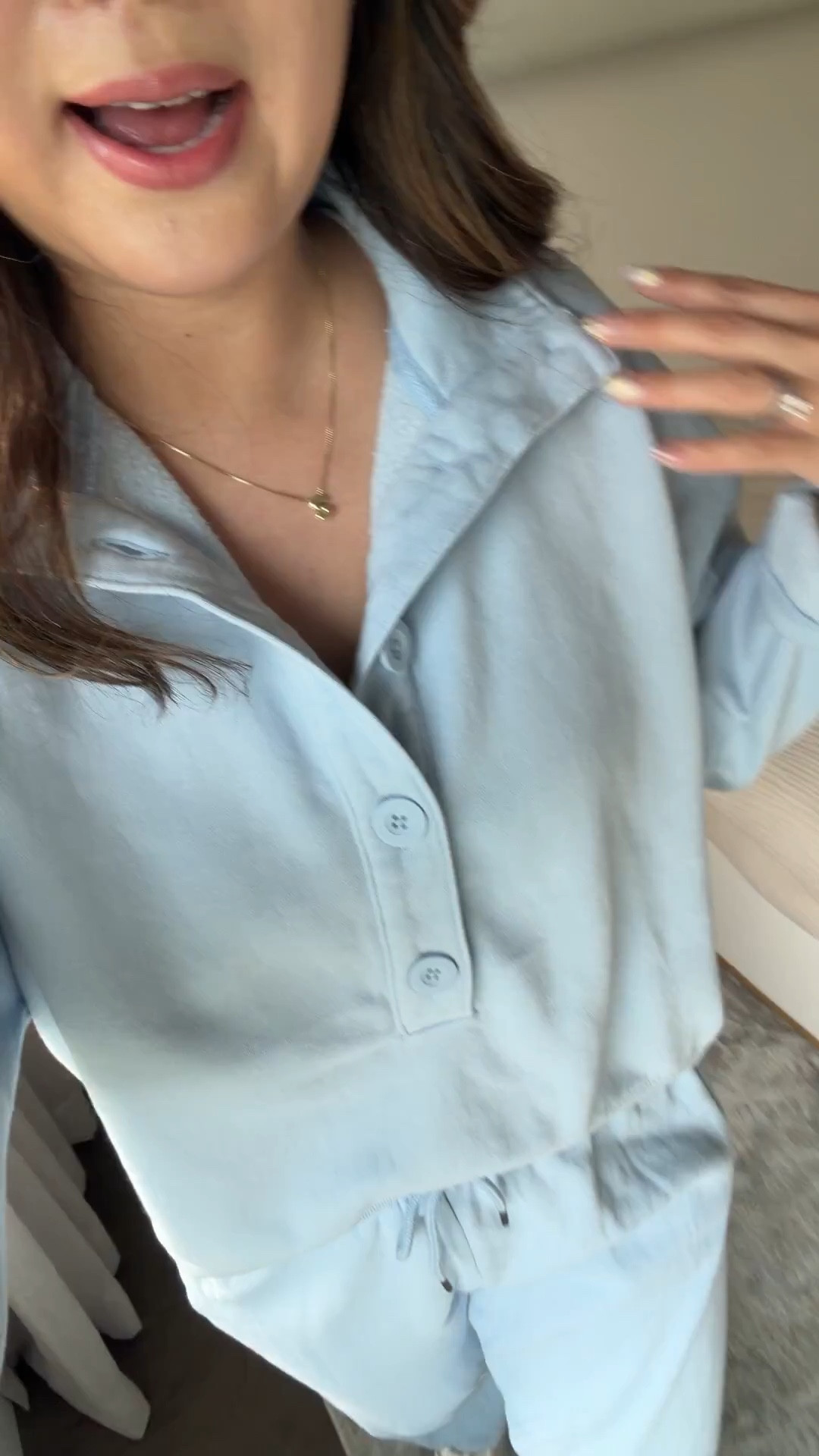 Love this blue 2 piece sweat set from Target! So fun for going into Spring!
Sweatshirt: Medium
Jogger Pants: Small

Spring outfit, tcs, sweatpants, sweatsuit, loungewear, comfy outfit, casual look, mom style 

#LTKSeasonal #LTKootd #LTKmomlife