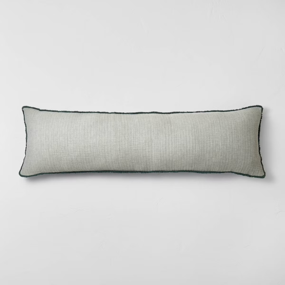 Lumbar Textured Chambray Cotton Bed Decorative Throw Pillow  - Casaluna™ | Target