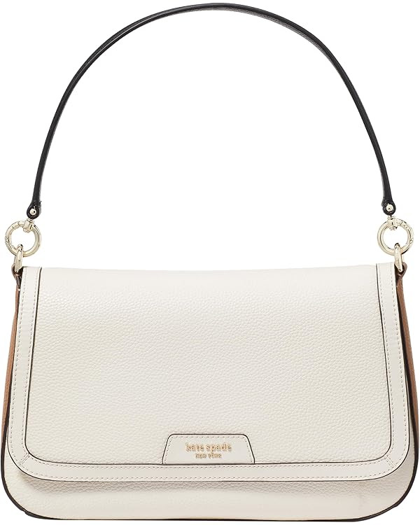 kate spade new york Women's Hudson Colorblocked Pebbled Leather Flap Shoulder Bag | Amazon (US)