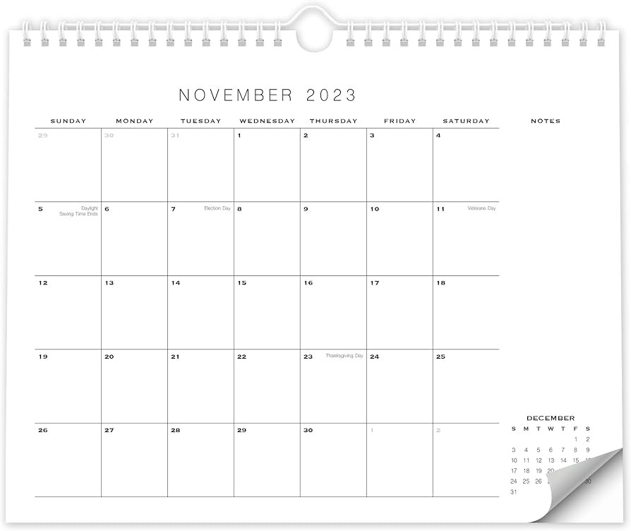 Simplified 2024 Wall Calendar - Runs from June 2023 until December 2024 - Modern 2023-24 Calendar... | Amazon (US)