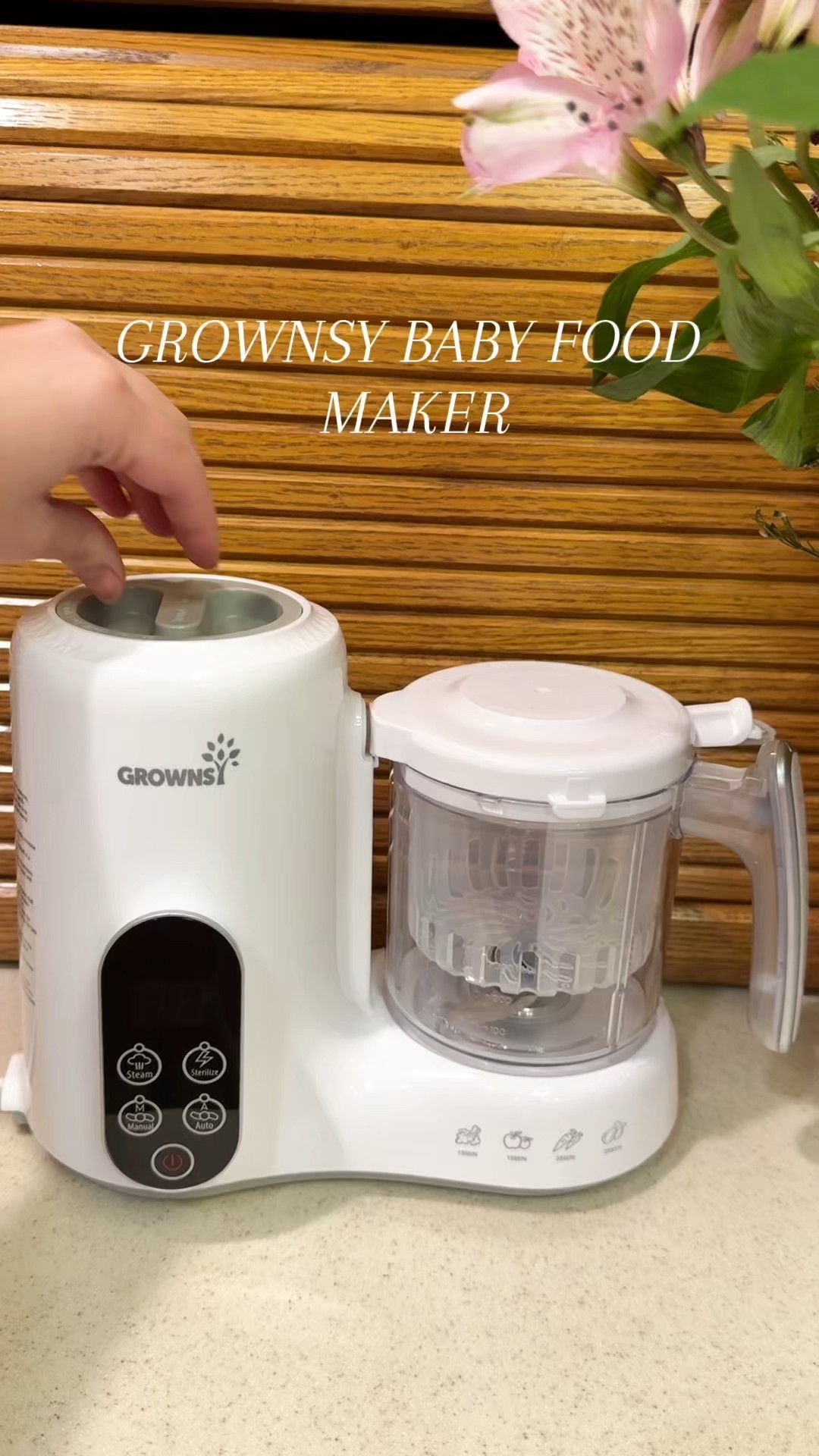 Homemade baby food made simple 🤍
The Grownsy baby food maker steams and blends baby food all in one, making meal prep easy for first foods, purees, and prepping baby meals ahead of time. A great option to add to a baby registry or keep on hand for feeding essentials. Use come KELSEY58 to save 15% on Amazon #grownsbabyfoodmaker
#babyfoodmaker
#homemadebabyfood
#babyfeeding
#babymealprep
#babyregistrymusthave
#newmomessentials
#feedingbaby

#LTKBump #LTKmomlife #LTKBaby