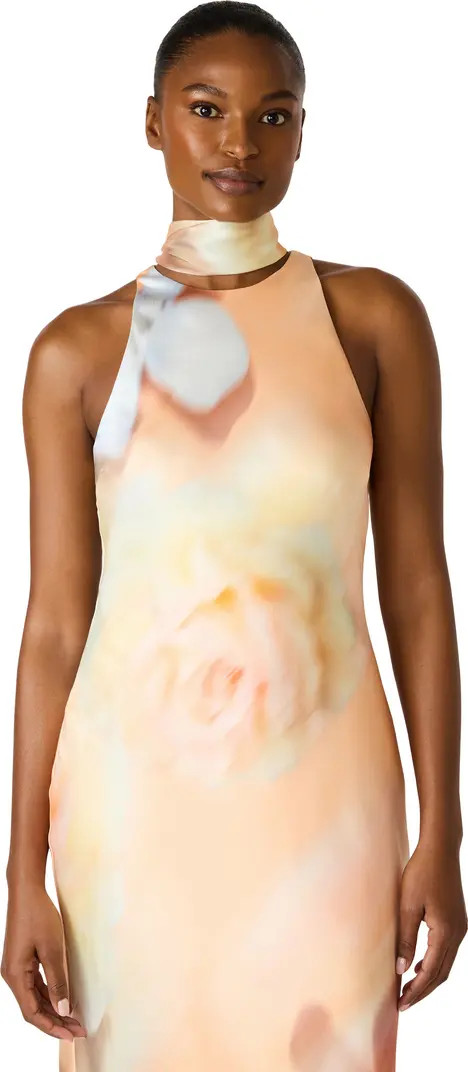 Jaidan Satin Scarf Maxi Dress | Nordstrom