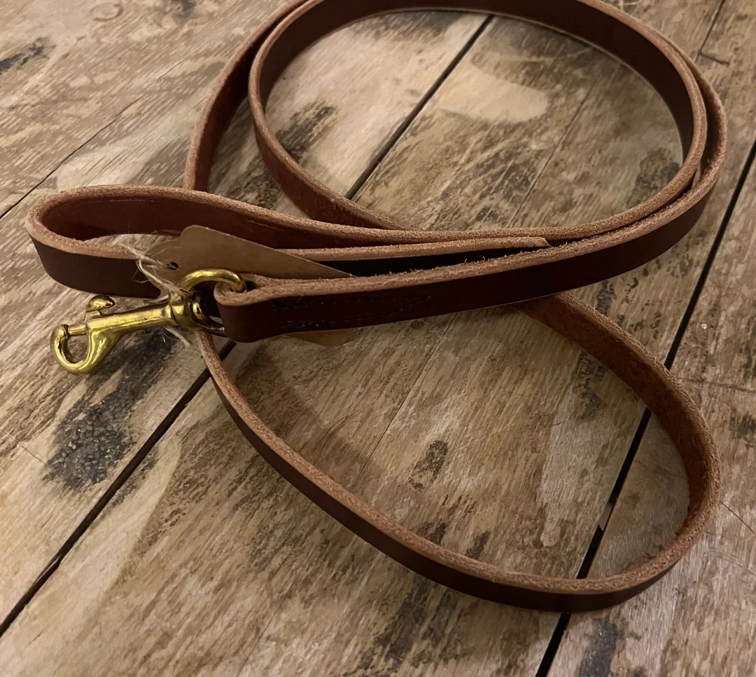 6ft Leather Dog Leash - Etsy | Etsy (US)