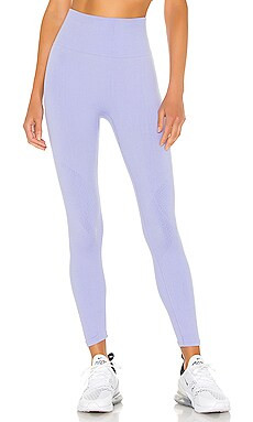 Nike Seamless 7/8 Tight in Light Thistle & White from Revolve.com | Revolve Clothing (Global)