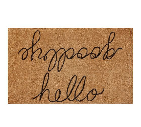 Hello/Goodbye Doormat | Pottery Barn (US)