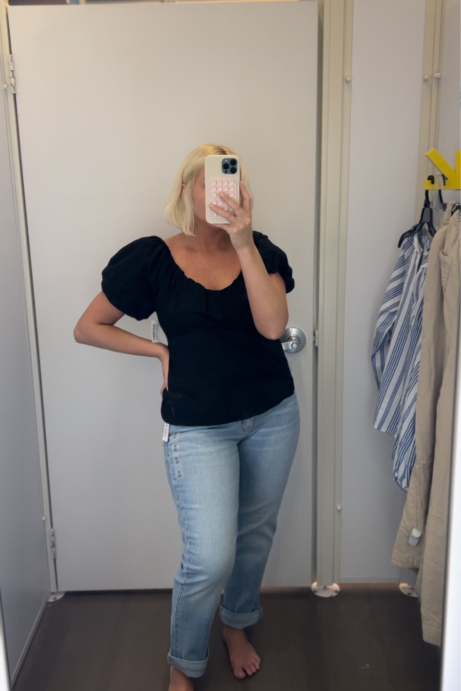 Medium top // size 12 jeans. Jeans run TTS 

#LTKmidsize
