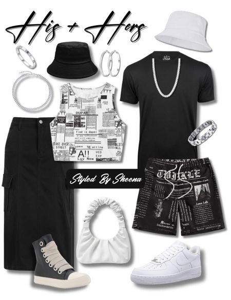 His and Hers Outfit Inspo


date night outfit, Spring outfits, summer outfits, concert outfit, bucket hat, cargo skirt, newspaper print top, basketball shorts, Rick Owens high top sneakers. Nike sneakers, silver jewelry, Amazon Outfits

#LTKstyletip #LTKitbag #LTKshoecrush