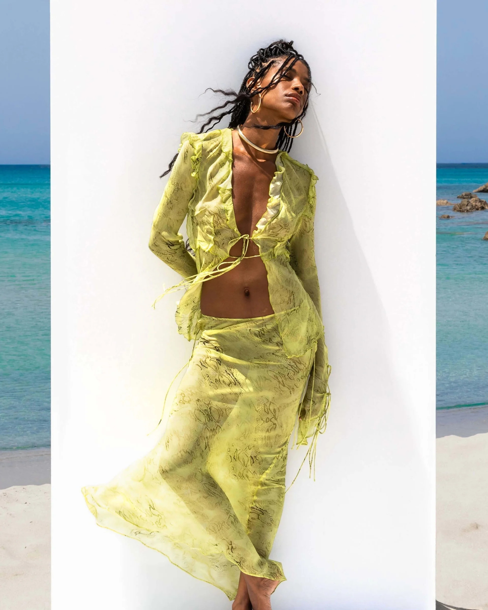 COBRA SKIRT LIME | Rat & Boa