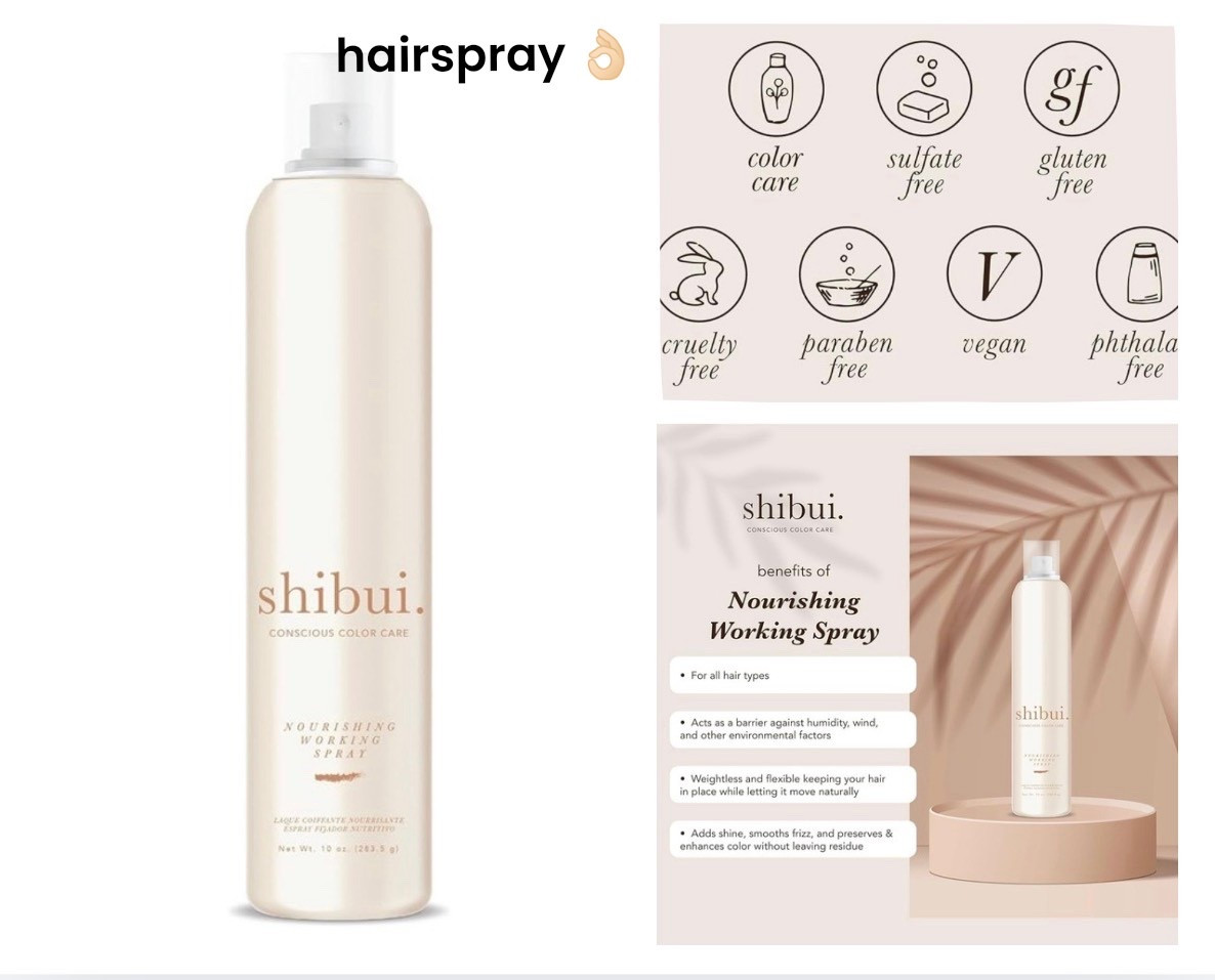 Erin used this hairspray today. Light and buildable my hair doesn’t feel stiff. Smells amazing!!! 
Ordered right away  

#LTKOver40 #LTKBeauty