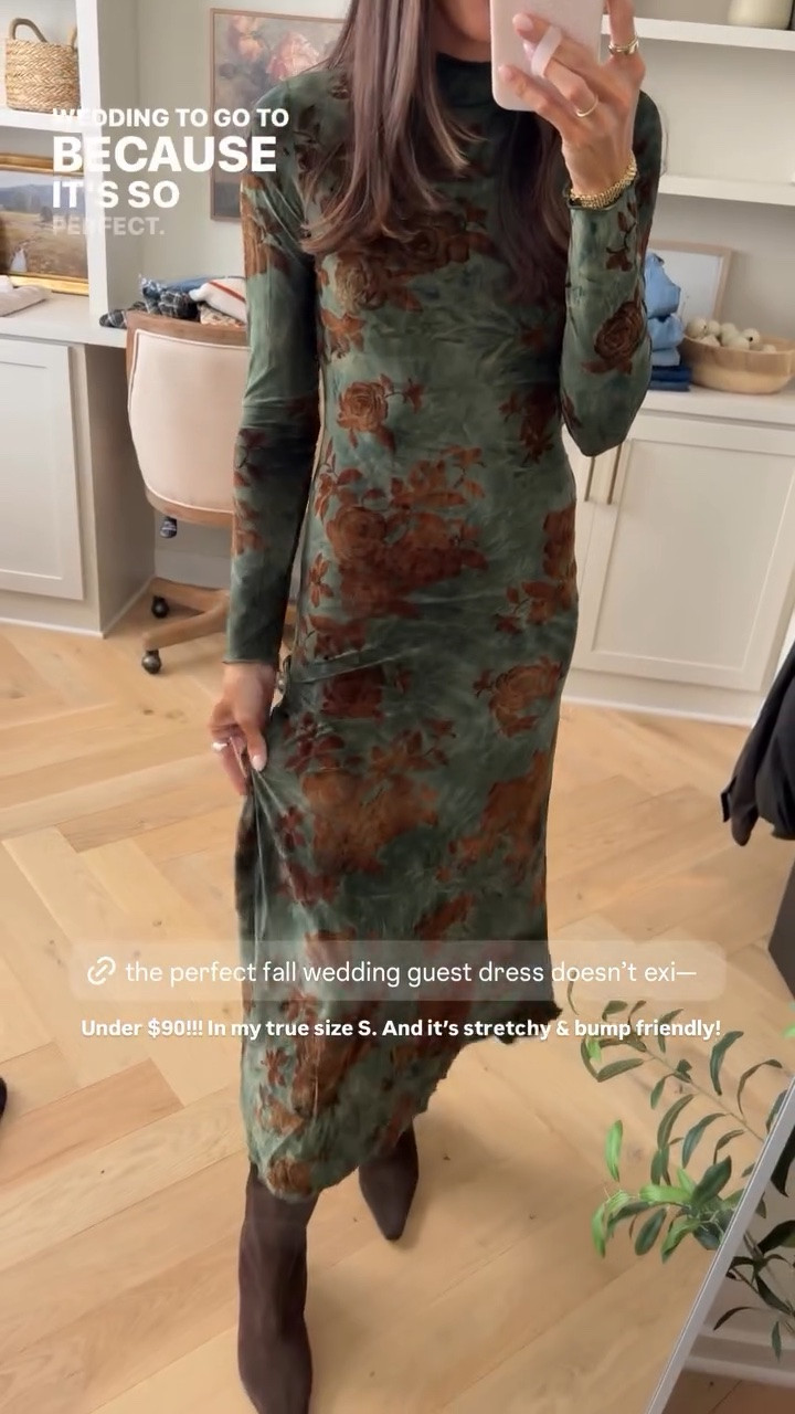 Under $90!!! In my true size S. And it’s stretchy & bump friendly!

Fall wedding guest dress / special occasion dresses

#LTKootd #LTKWedding #LTKBump