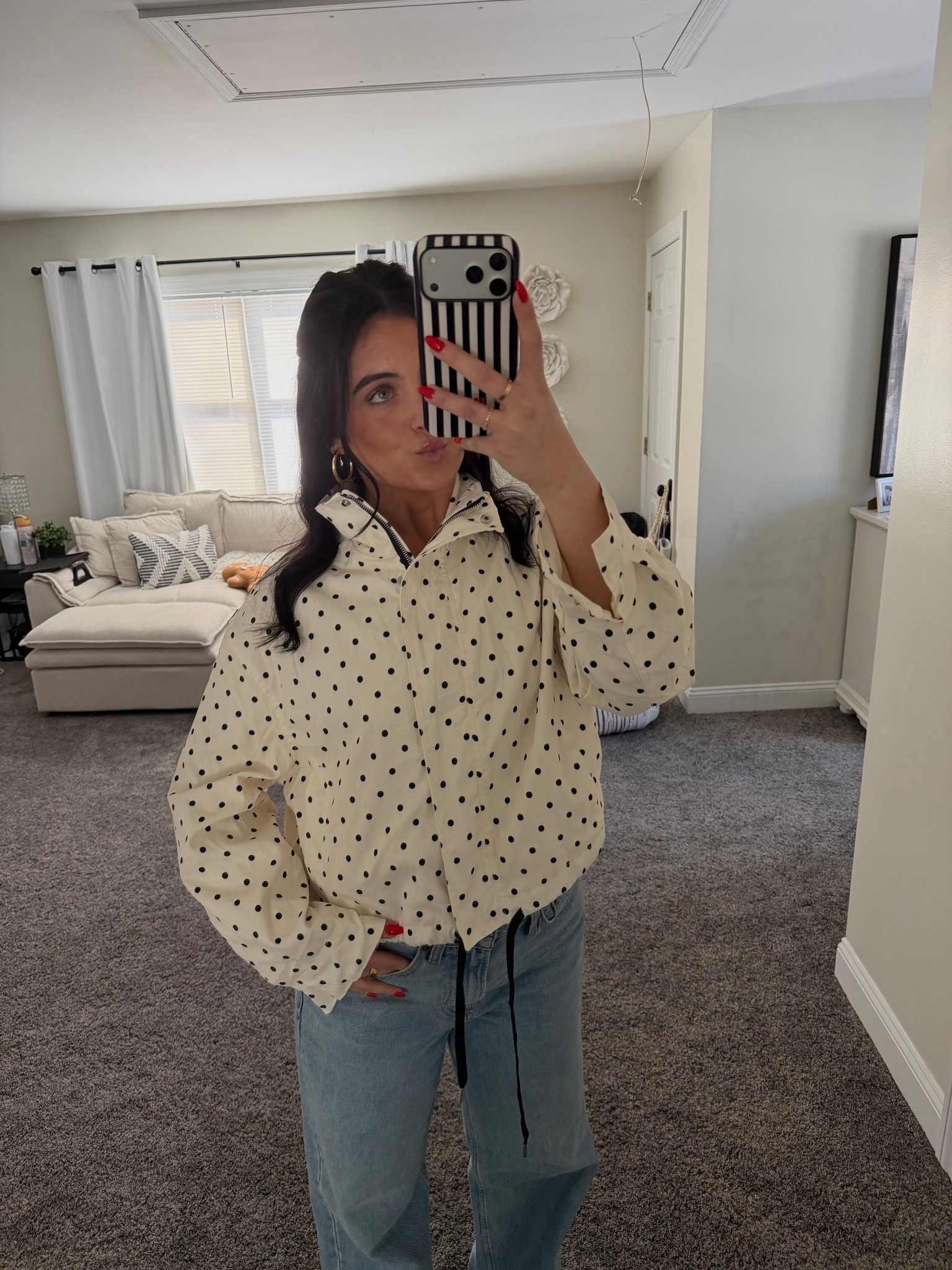 cutest lightweight polka dot jacket #AmazonFashion

#LTKValentine #LTKootd #LTKSeasonal