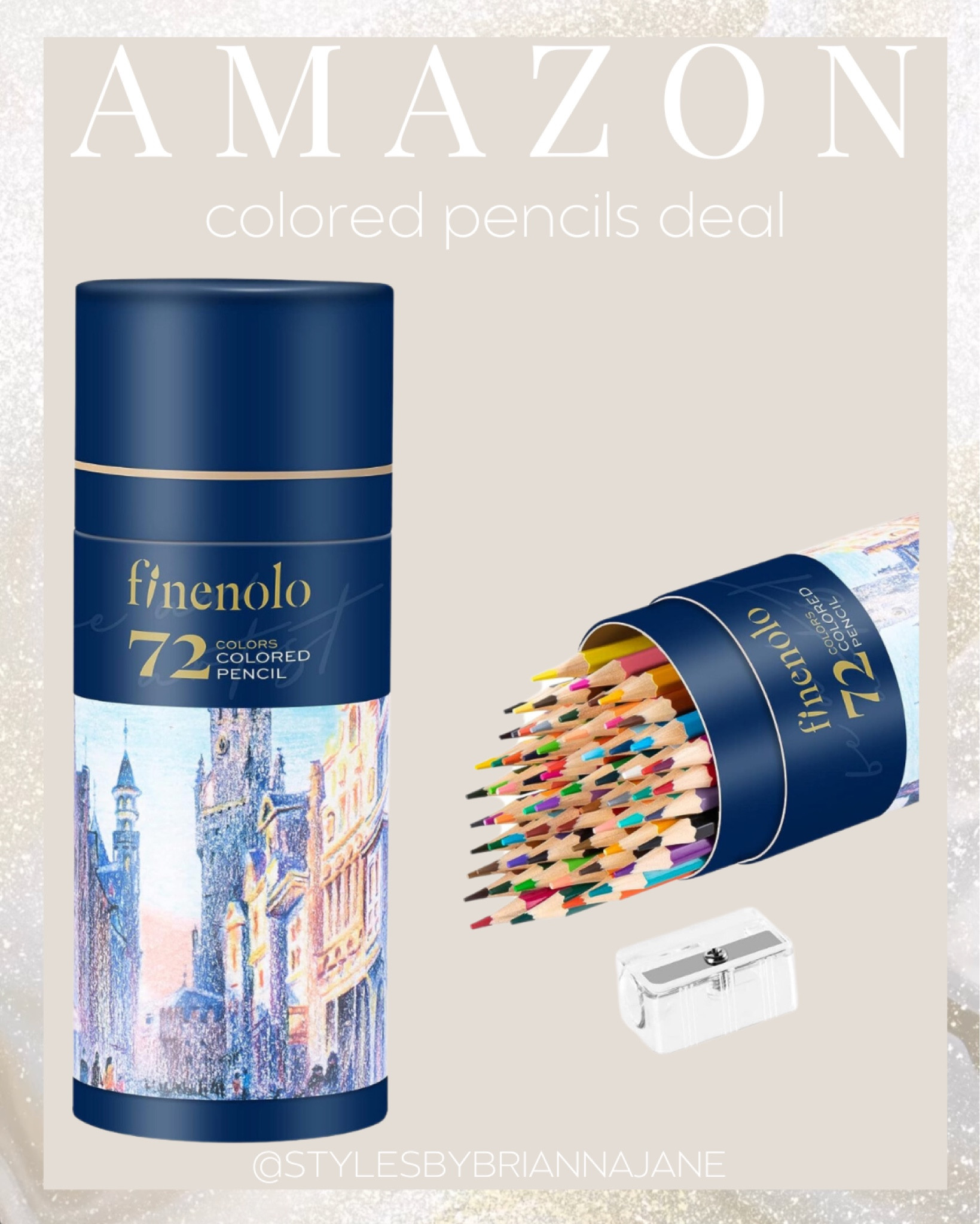72 colored pencils! Great for sketching and coloring designs! 

#LTKsalealert #LTKhome #LTKxPrime