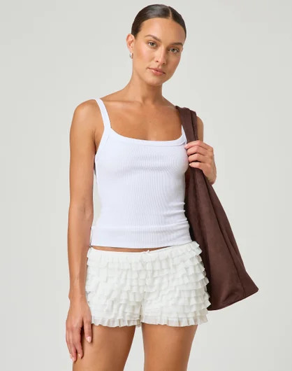 Mesh Ruffle Mini Short | Glassons (Australia)