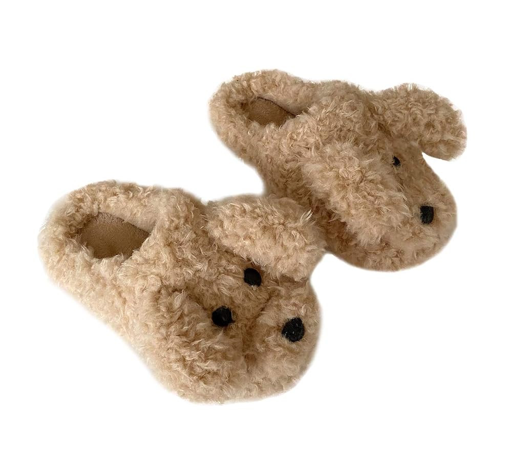 SGVAHY Slippers for Women Fuzzy Cute Slippers Indoor and Outdoor Slippers Teddy Dog Non-Slip Sole... | Amazon (US)