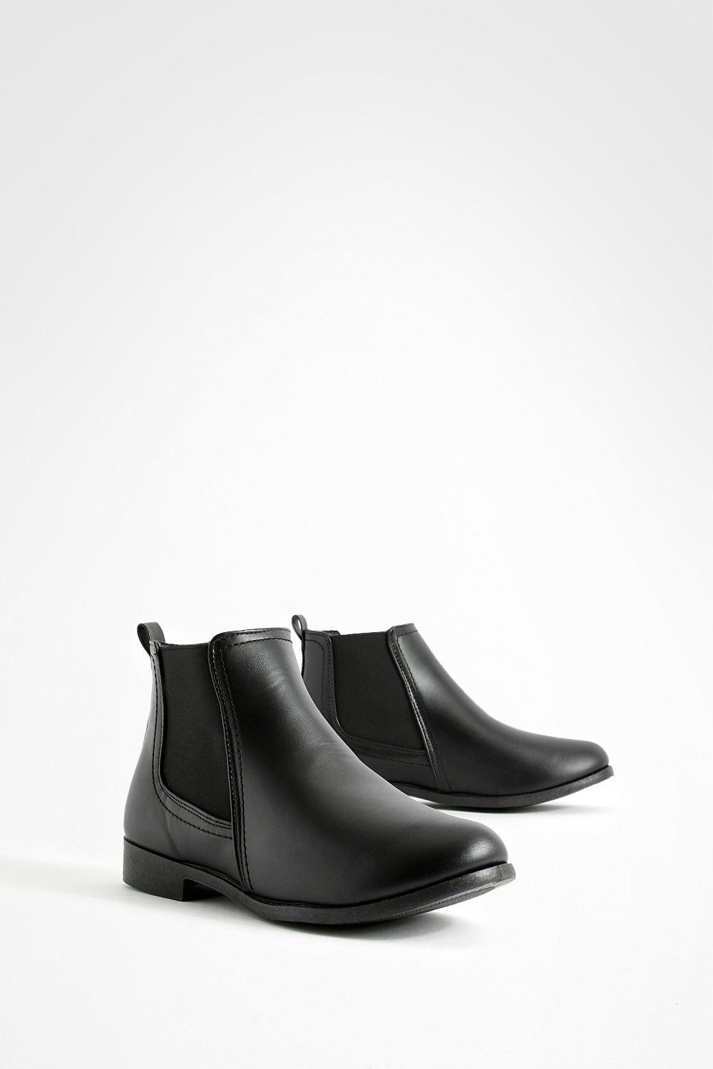 Flat Chelsea Boots | Boohoo.com (US & CA)