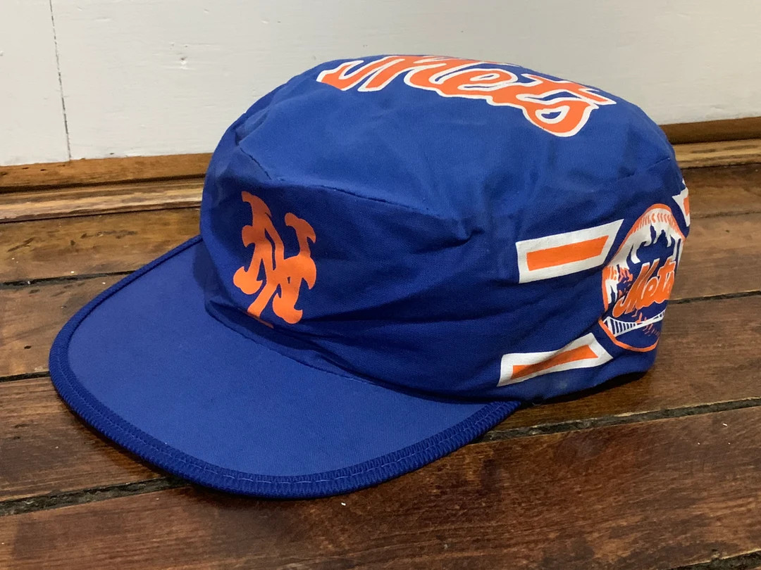 New York Mets Painters Cap Vintage Hat Elastic 1980s MLB - Etsy | Etsy (US)
