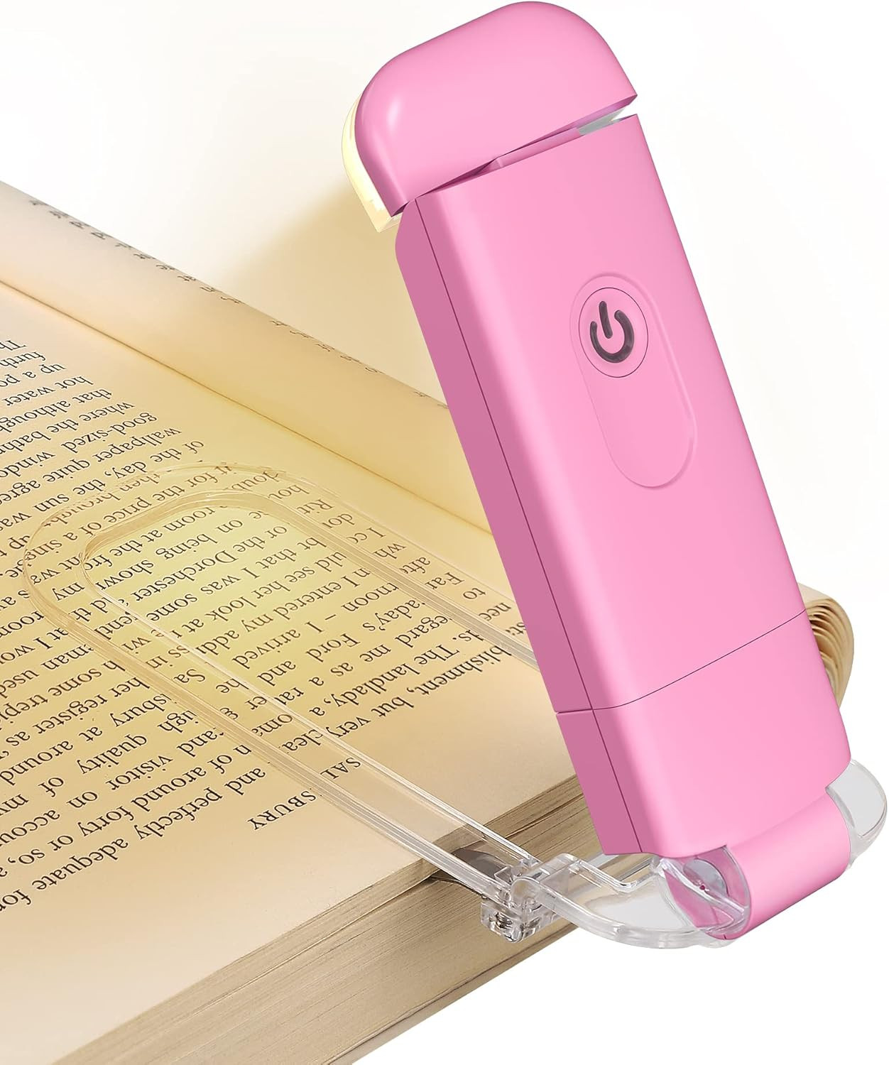 DEWENWILS USB Rechargeable Book Reading Light, Warm White, Brightness Adjustable, LED Clip on Boo... | Amazon (US)