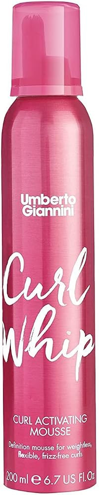 Umberto Giannini Curl Whip Curl Activating Mousse, Vegan & Cruelty Free Frizz Solution Mousse for... | Amazon (US)